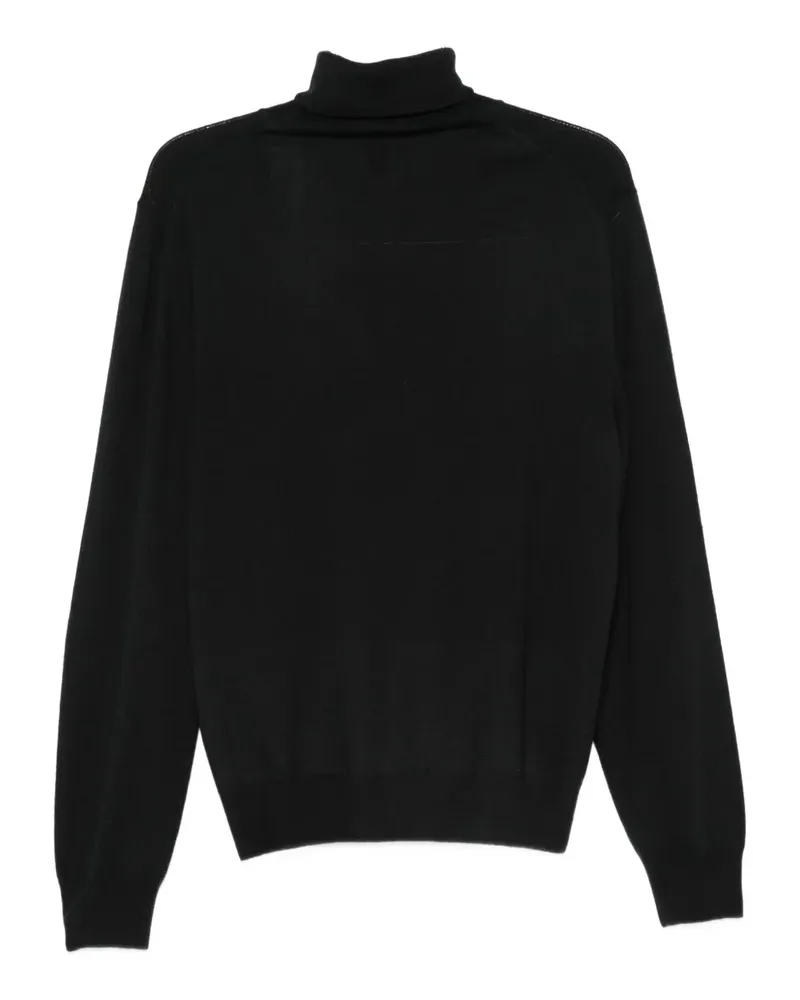 Canali Pullover mit Rollkragen - Schwarz Schwarz