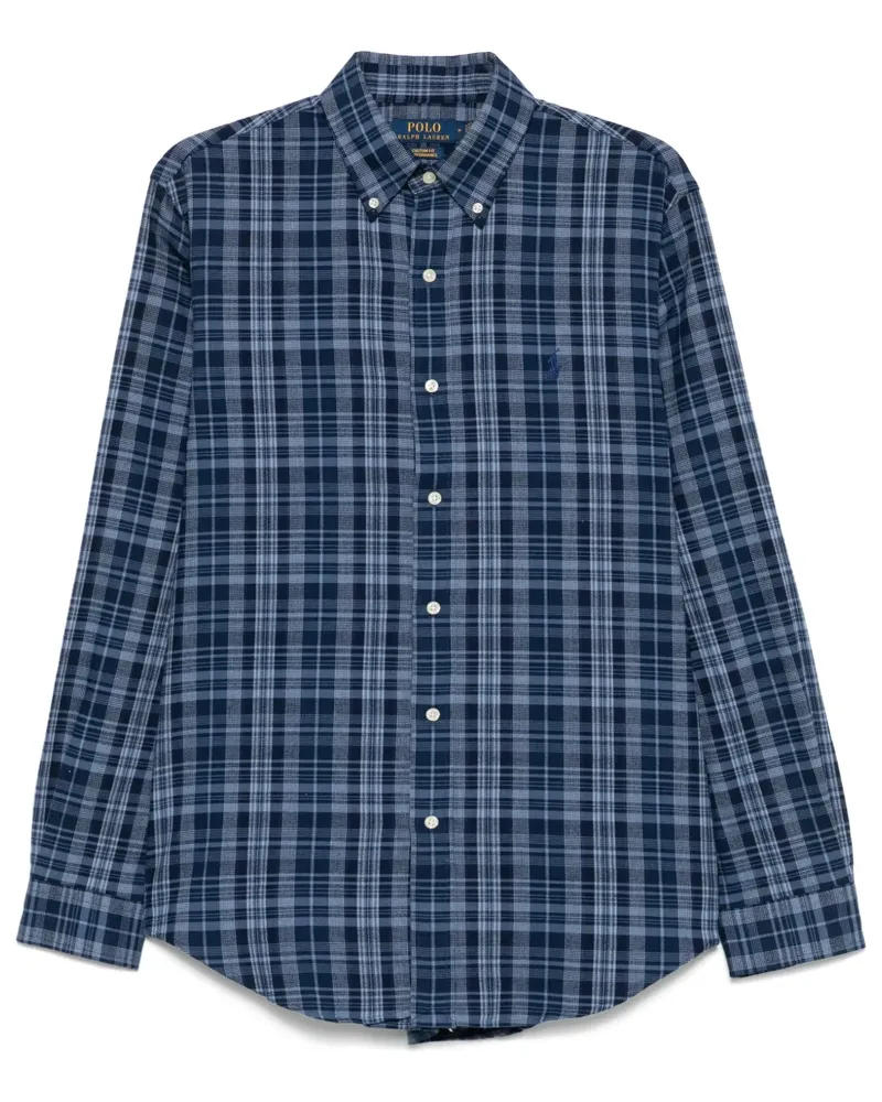 Ralph Lauren Kariertes Hemd - Blau Blau