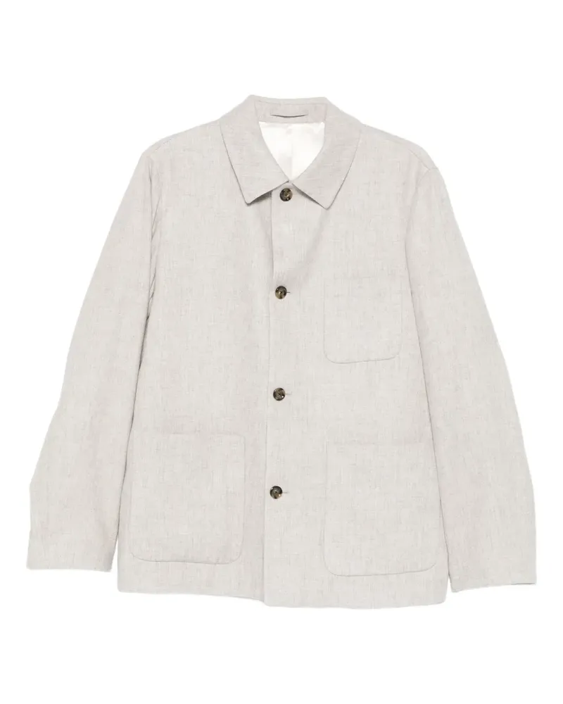 LARDINI Jacke mit aufgesetzten Taschen - Nude Nude