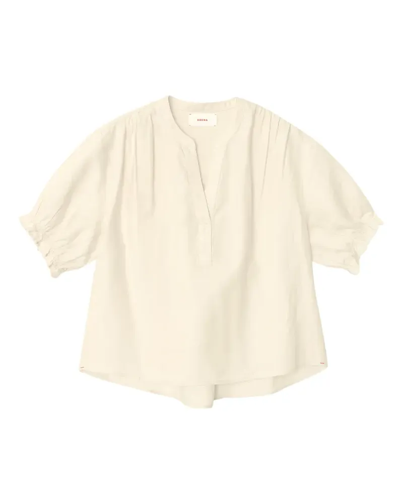 Xírena Bluse mit Puffärmeln - Nude Nude