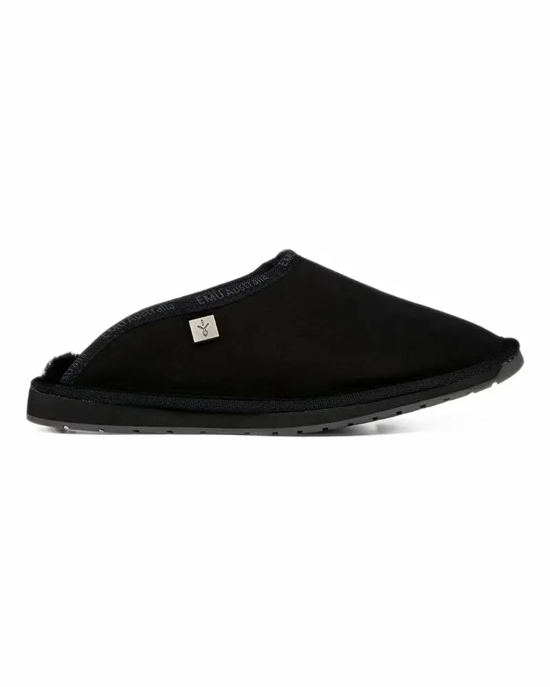 EMU shearling-lined slippers - Schwarz Schwarz