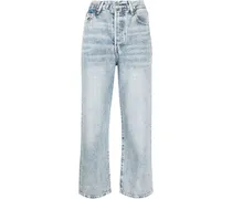 Gerade Ribcage Jeans - Blau