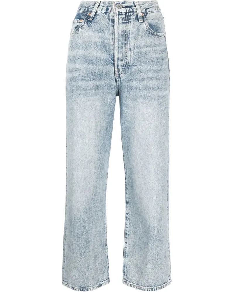 Levi's Gerade Ribcage Jeans - Blau Blau