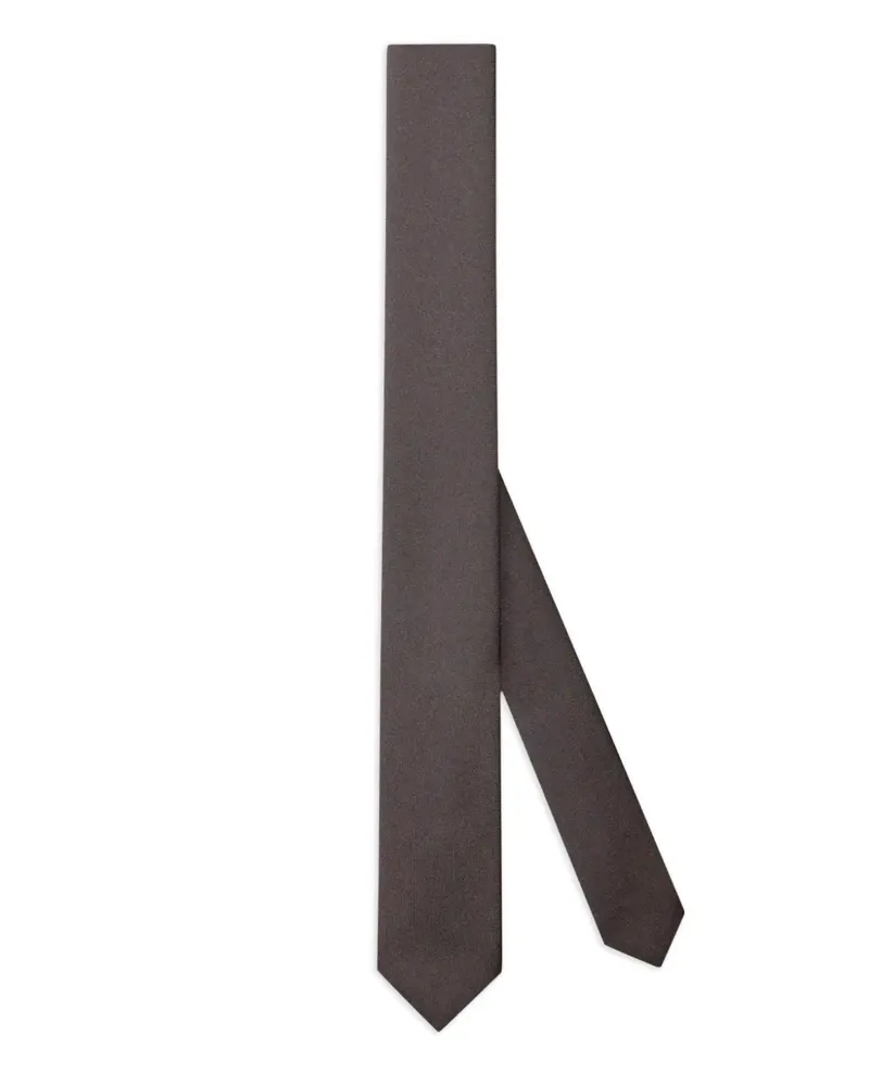 Gucci crepe-effect tie - Braun Braun