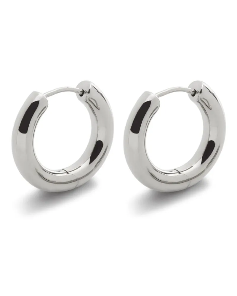 Monica Vinader Kleine Essentielle Creolen - Silber Silber
