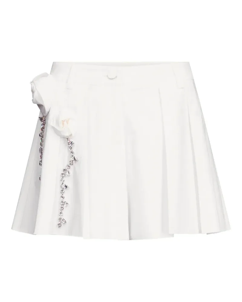 Area Rosette Shorts - Weiß Weiß