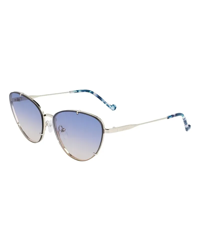 Liu Jo Klassische Cat-Eye-Sonnenbrille - Silber Silber