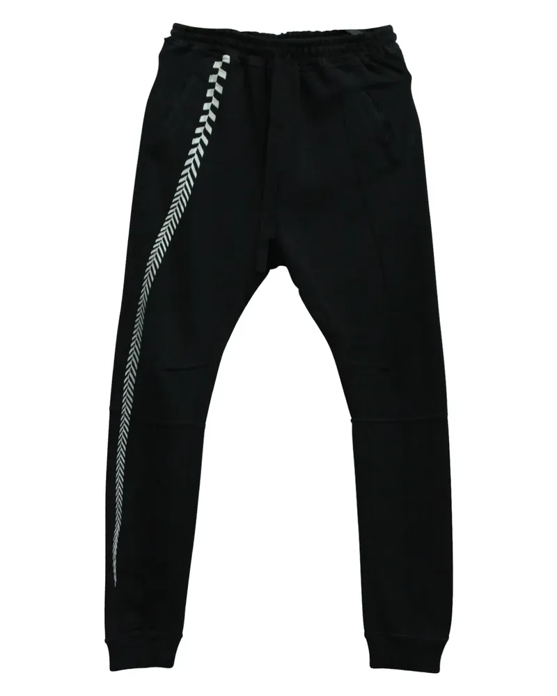 Haider Ackermann embroidered track pants - Schwarz Schwarz