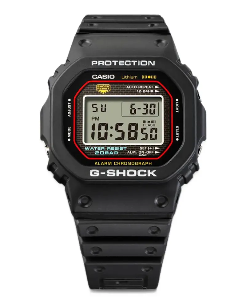 Casio G-Shock Digital 5000 Series 43mm watch - Schwarz Schwarz