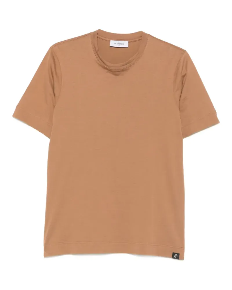Gran Sasso crew-neck T-shirt - Braun Braun