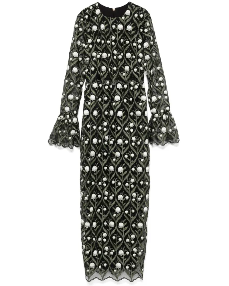 AGUA BENDITA Ellisella Perla Maxikleid - Schwarz Schwarz