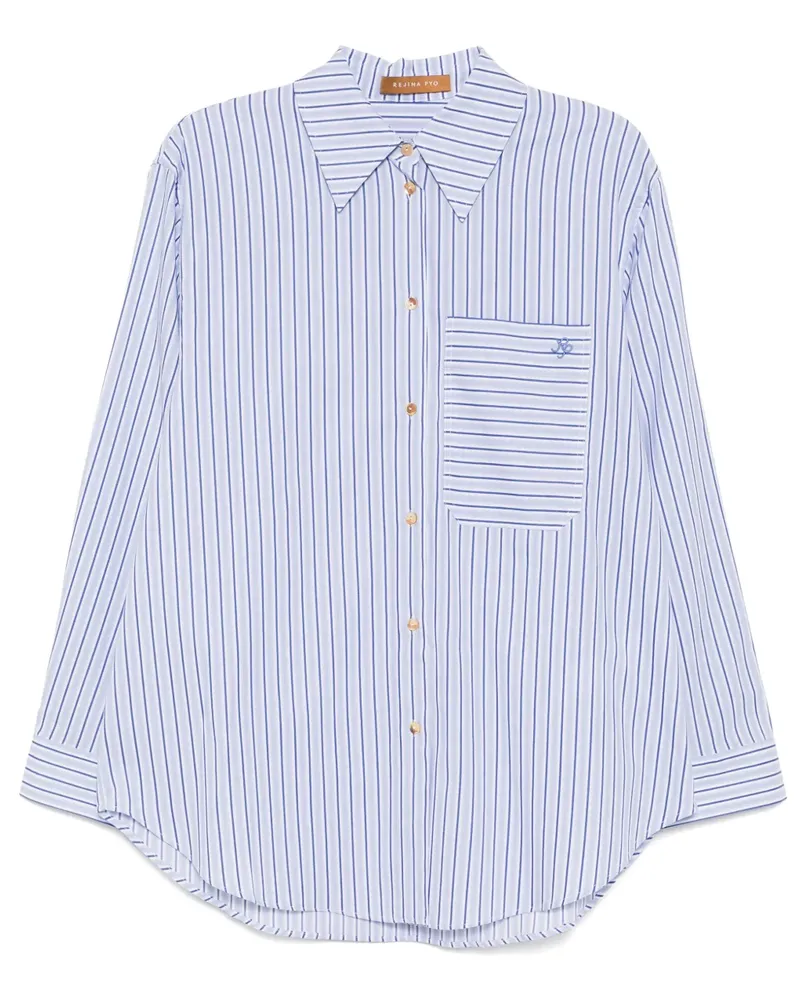 REJINA PYO Caprice shirt - Blau Blau