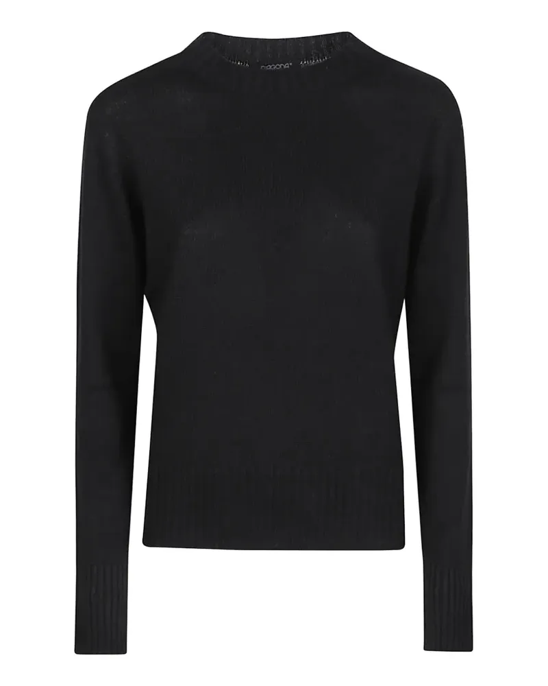 ARAGONA fine-knit cashmere sweater - Schwarz Schwarz
