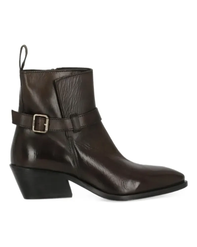 Moma buckle-detail ankle boots - Braun Braun