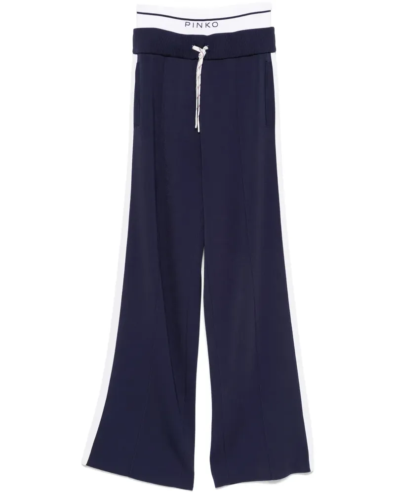 Pinko Jogginghose mit Logo-Bund - Blau Blau