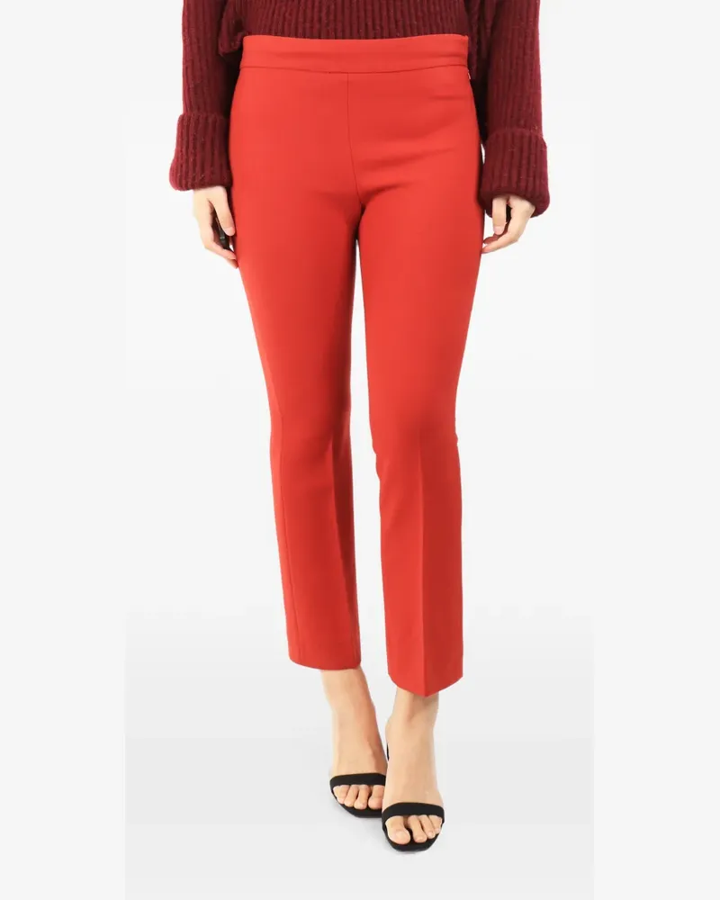 Max Mara Hose mit Bügelfalten - Rot Rot