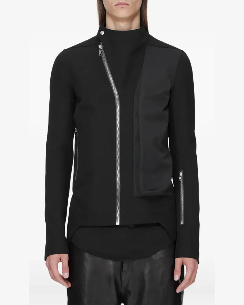 Rick Owens Release zip-up lightweight jacket - Schwarz Schwarz