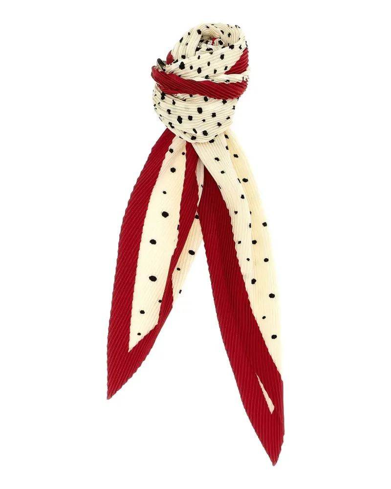 Valentino Garavani Little Star Starry pleated scarf - Nude Nude