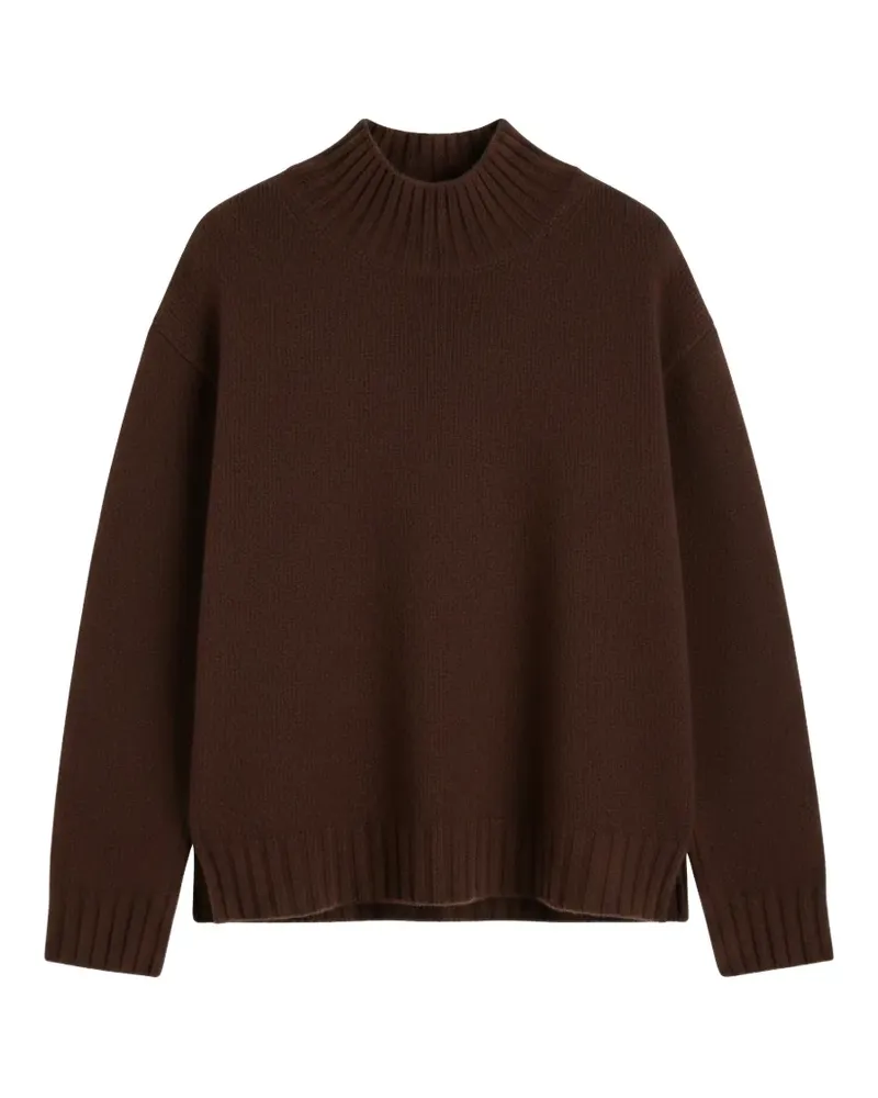 Chinti & Parker Kaschmirpullover mit Stehkragen - Braun Braun