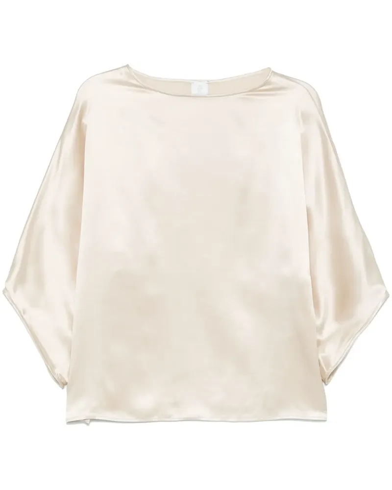 Eleventy Bluse aus Seide - Nude Nude