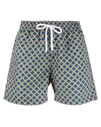 Frescobol Carioca Badeshorts mit Trelica-Print Blau