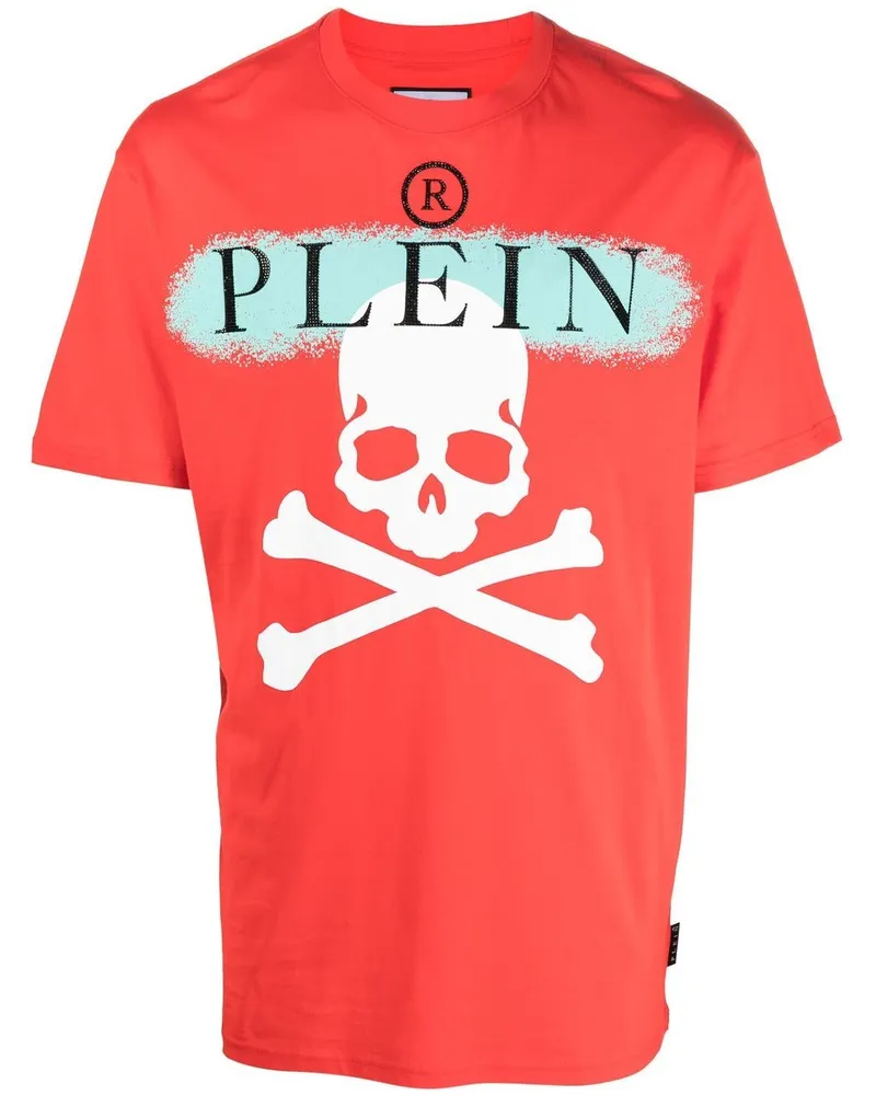 Philipp Plein Klassisches T-Shirt - Rot Rot