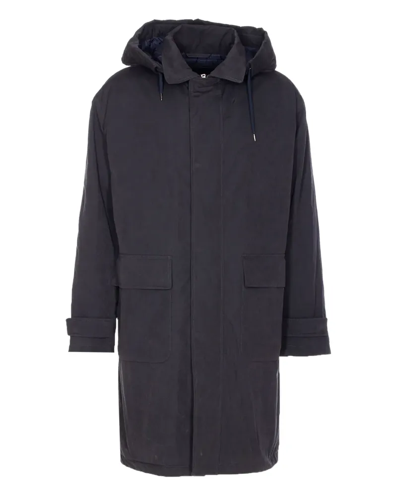 Herno Gefütterte Kapuzenjacke - Schwarz Schwarz
