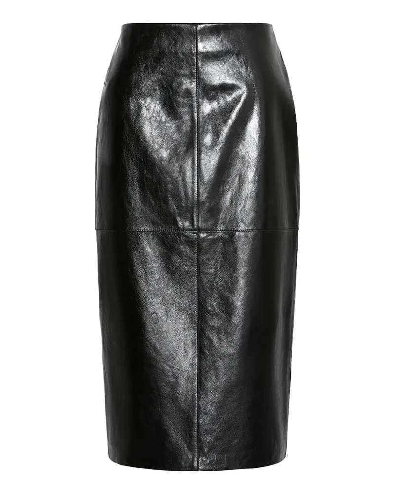 SPORTMAX Klassischer Midirock - Schwarz Schwarz