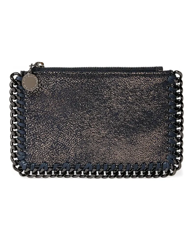 Stella McCartney Falabella chain-trim wallet - Blau Blau