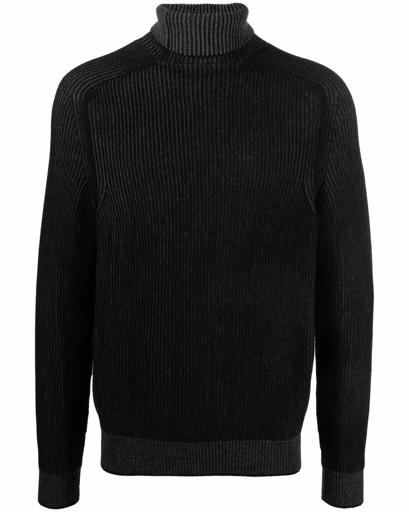 SEASE Pullover mit Rollkragen - Schwarz Schwarz