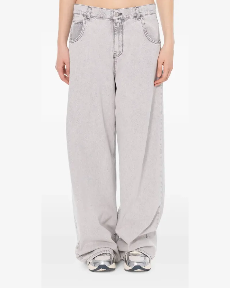 VICOLO Mia Wide-Leg-Jeans - Grau Grau