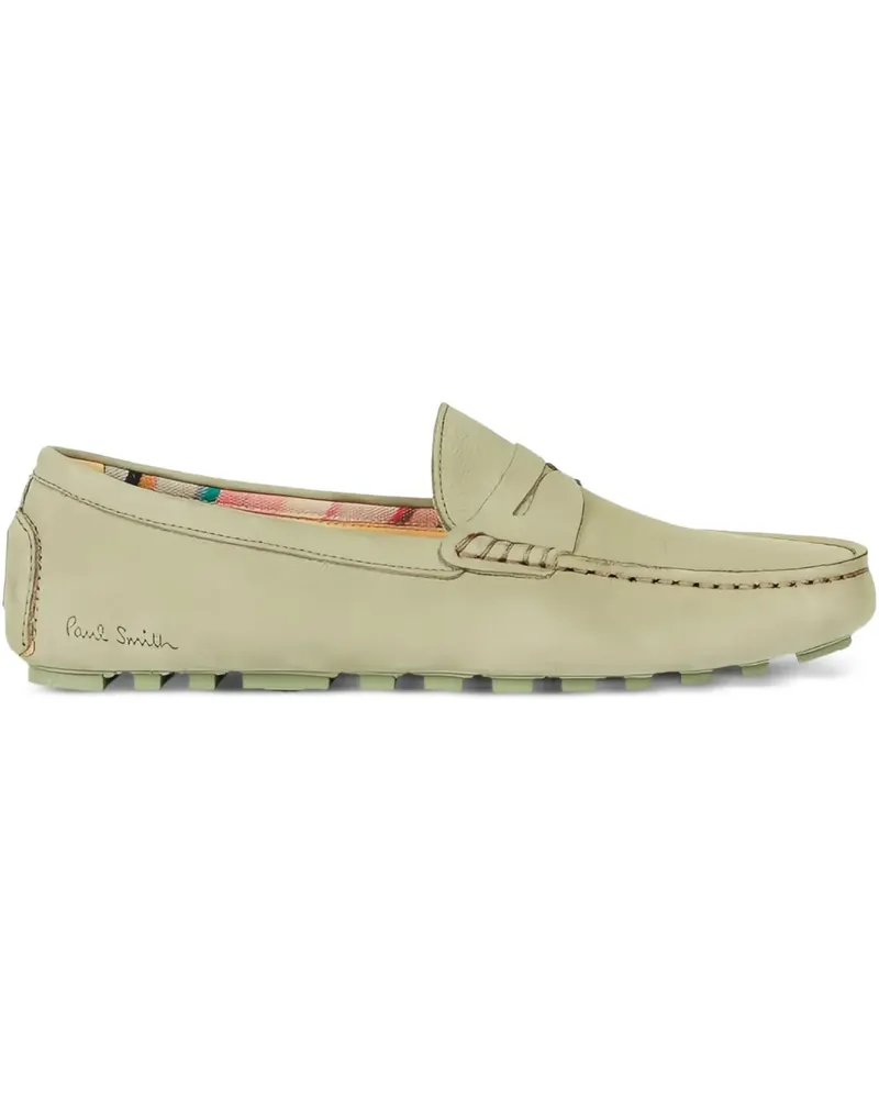 Paul Smith Penny-Loafer mit Ziernähten - Grün Grün