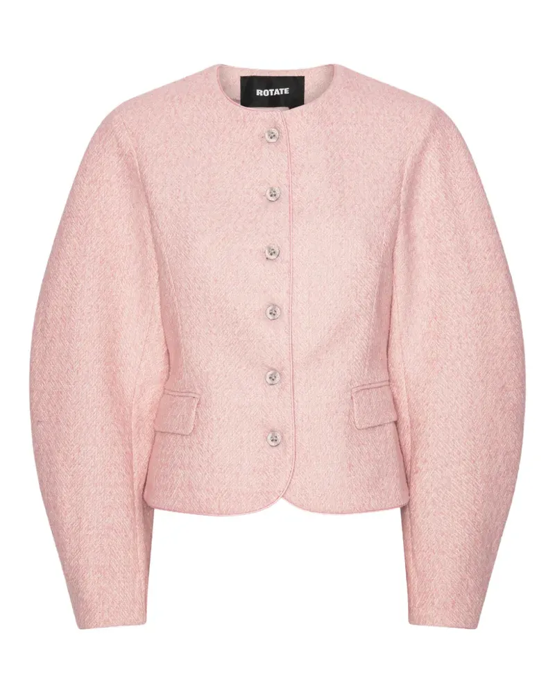 ROTATE Birger Christensen Jacke mit Kokon-Ärmeln - Rosa Rosa