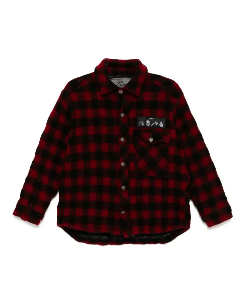 Stain Shade Karierte Jacke - Rot Rot