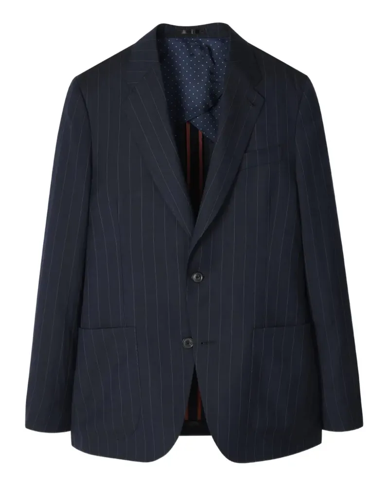 Paul Smith pinstripe two-button blazer - Blau Blau