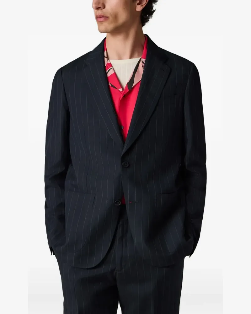 Paul Smith Sakko mit Nadelstreifen - Blau Blau
