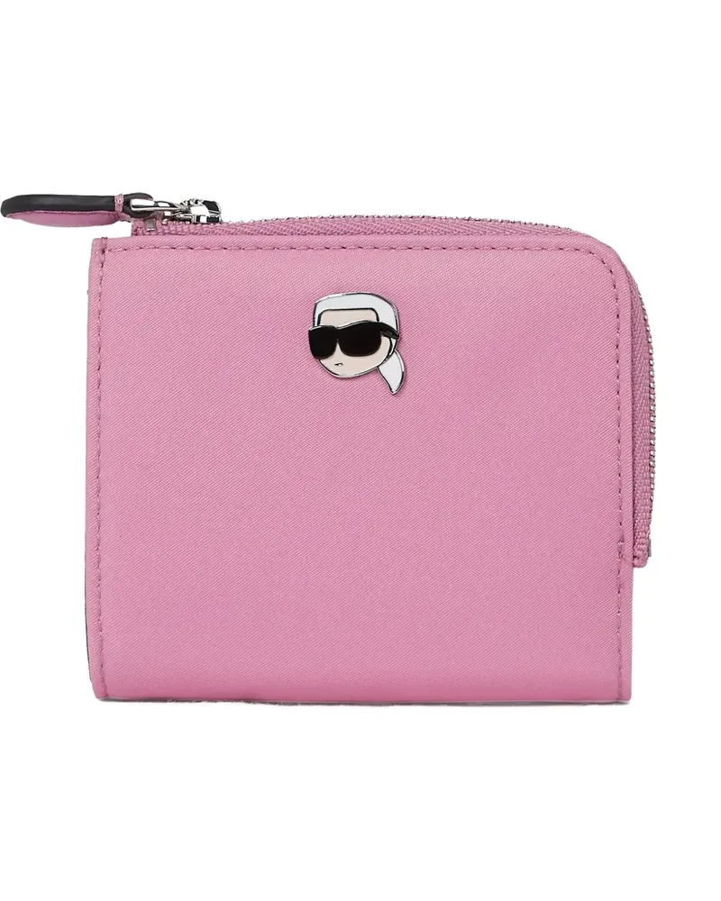 Karl Lagerfeld K Ikonik Portemonnaie - Rosa Rosa