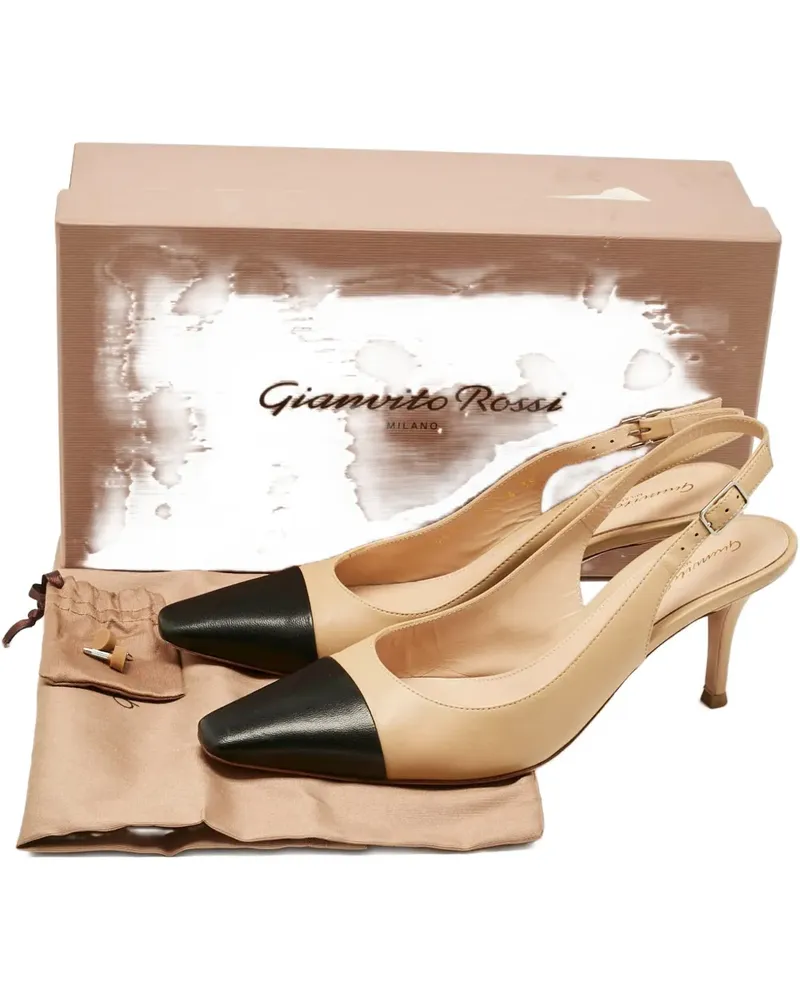 Gianvito Rossi Lucy slingback pumps - Nude Nude