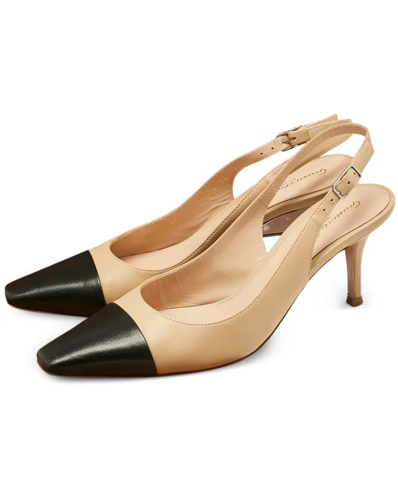 Gianvito Rossi Lucy slingback pumps - Nude Nude