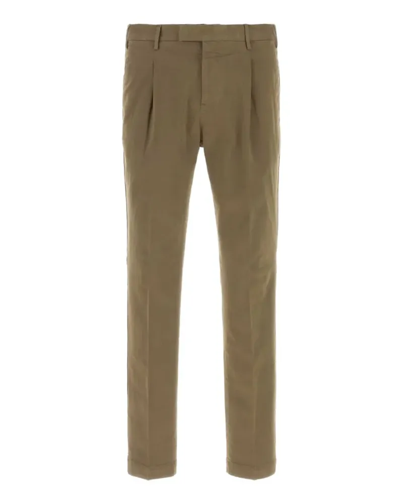 PT TORINO Hose mit Bundfalten - Braun Braun