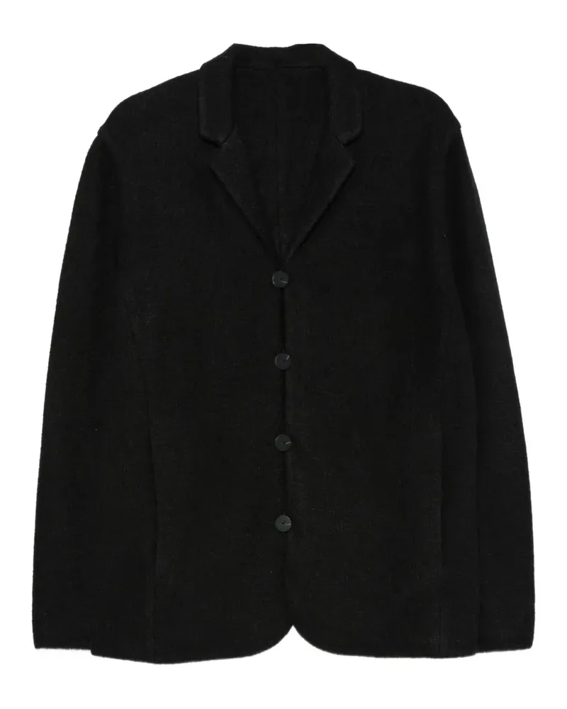 Label Under Construction notched-lapels button-up blazer - Schwarz Schwarz