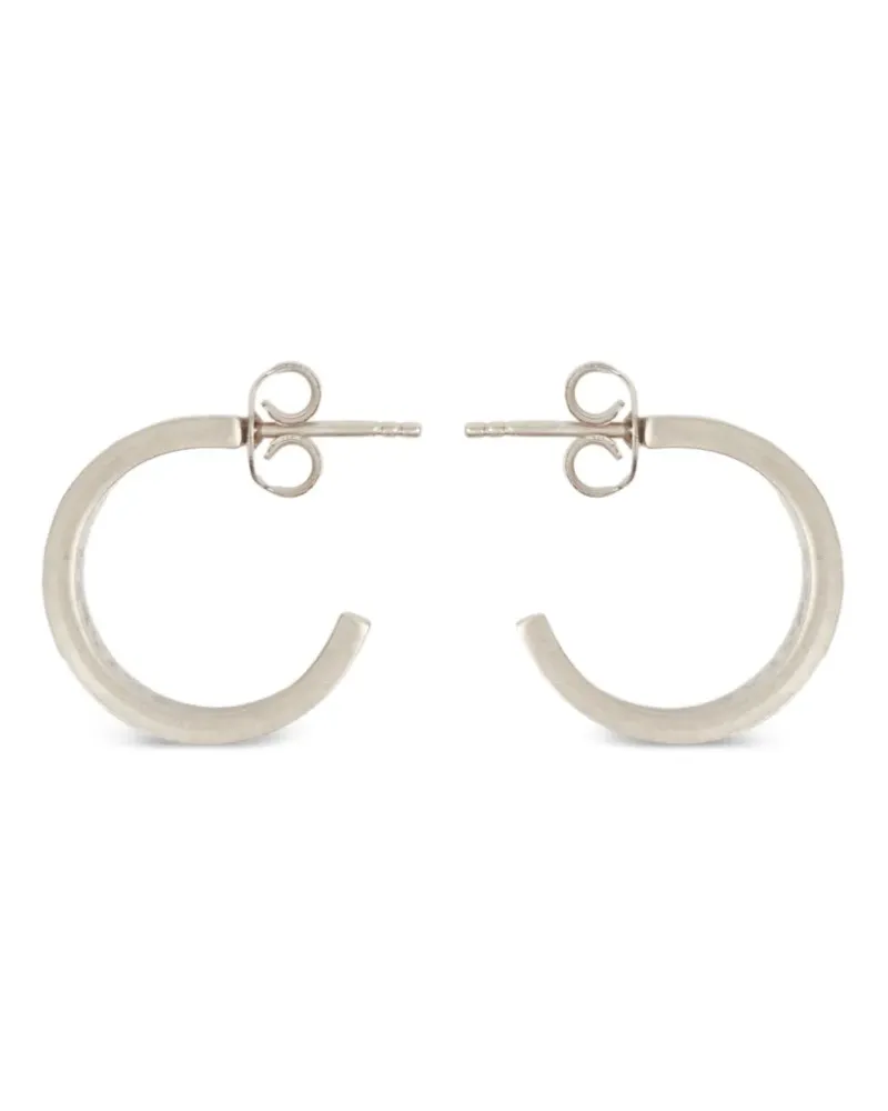 Maison Margiela Creolen mit Nummern-Motiv - Silber Silber