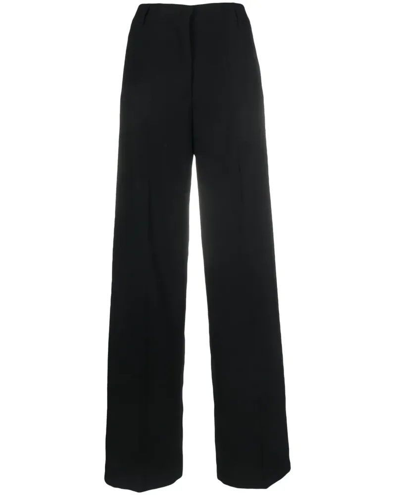 CENERE GB High-Waist-Hose mit geradem Bein - Schwarz Schwarz