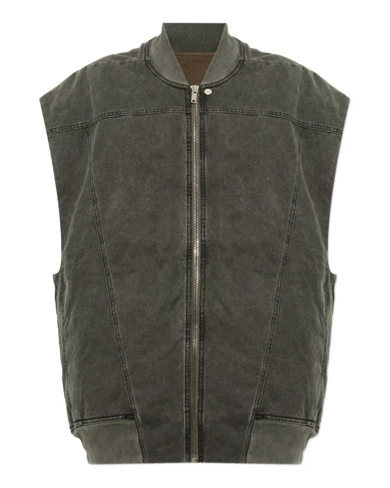 DRKSHDW by Rick Owens Jumbo Flight Oversized-Jeansweste - Grau Grau