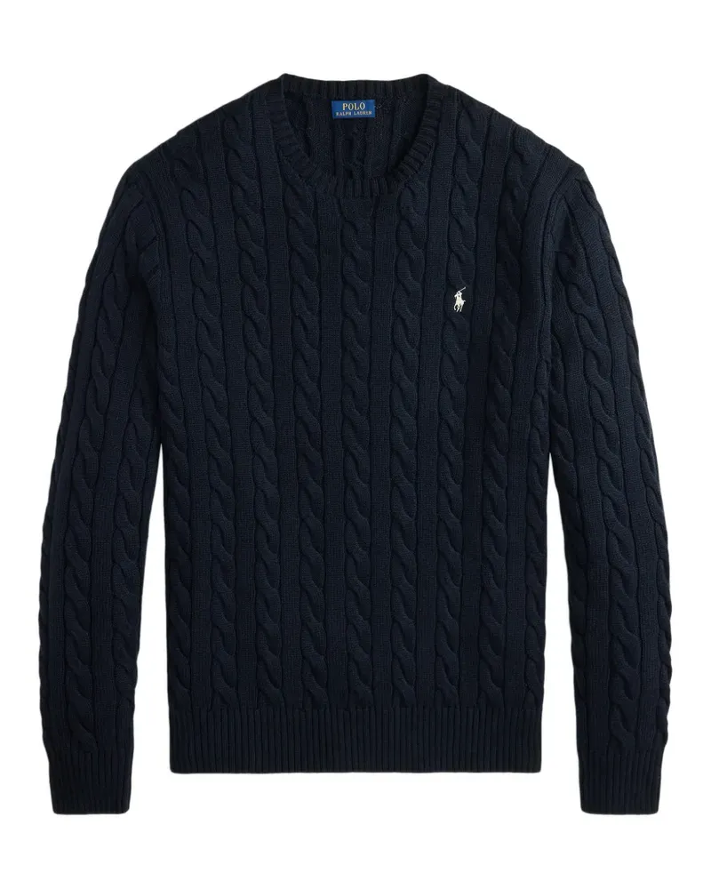 Ralph Lauren Pullover mit Zopfmuster - Blau Blau