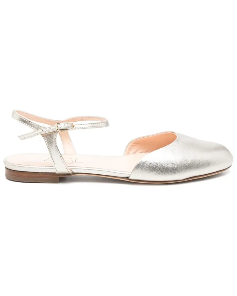 Attilio Giusti Leombruni Pumps aus Metallic-Leder - Gold Gold