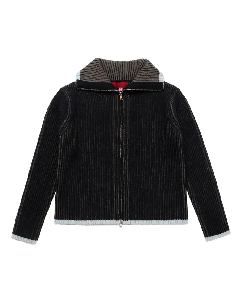 Eckhaus Latta Huddle cardigan - Schwarz Schwarz