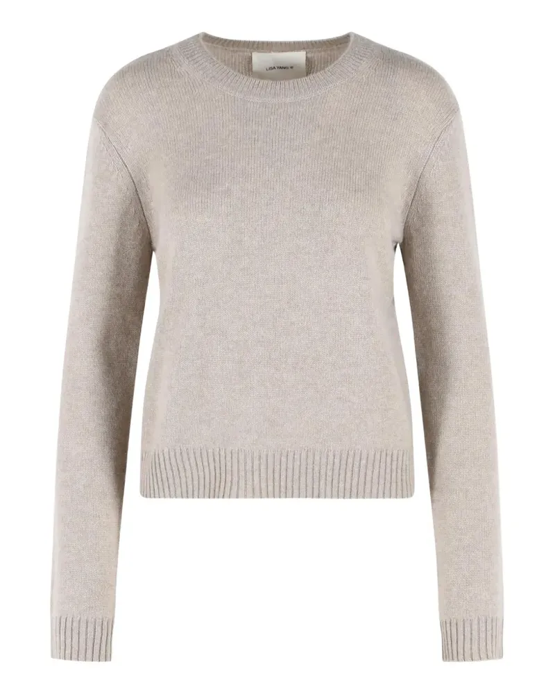 Lisa Yang ribbed-trim cashmere sweater - Nude Nude