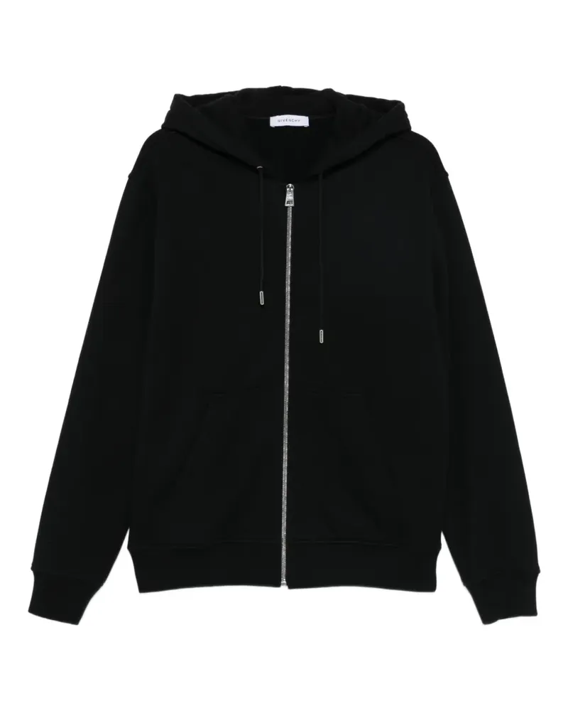 Givenchy logo-print zip-up hoodie - Schwarz Schwarz