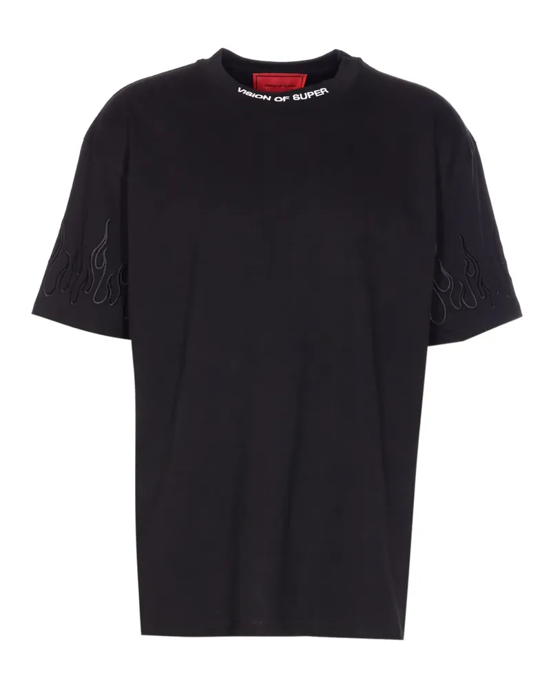 Vision Of Super T-Shirt mit Rundhalsausschnitt - Schwarz Schwarz